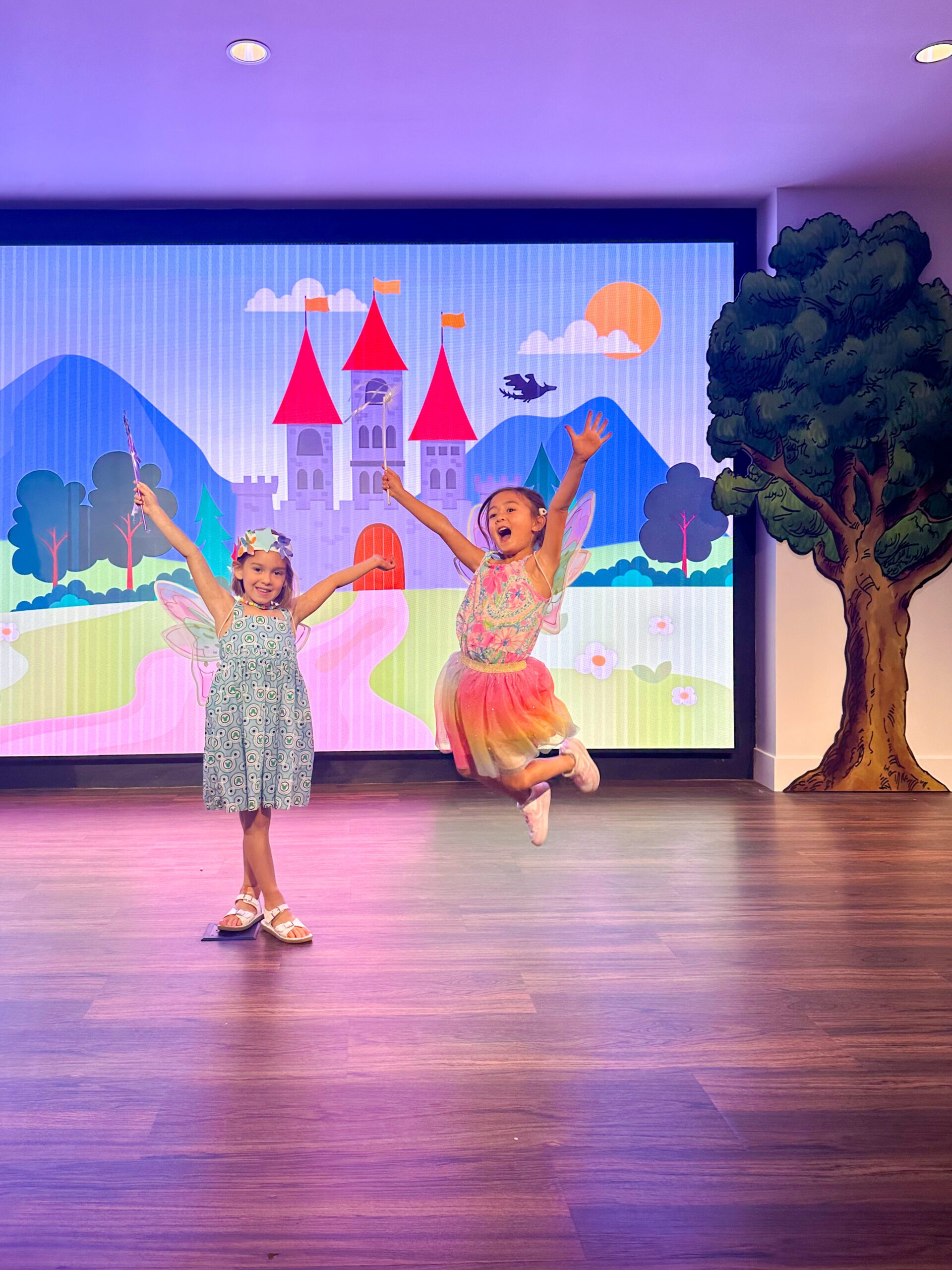 story time theater, theater, stage, dress up, play, musical, muny, magic house, exhibit