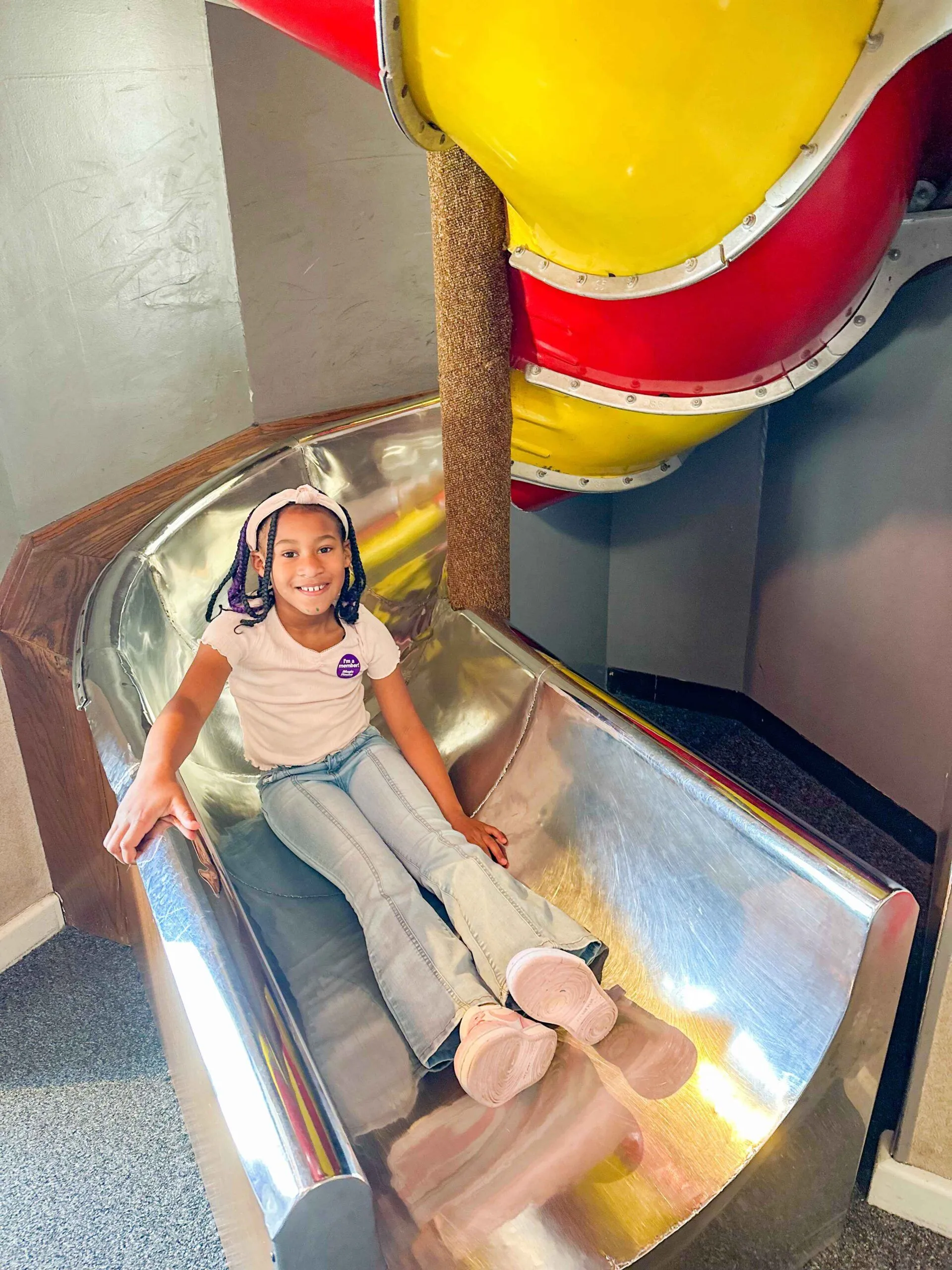fun at the slide