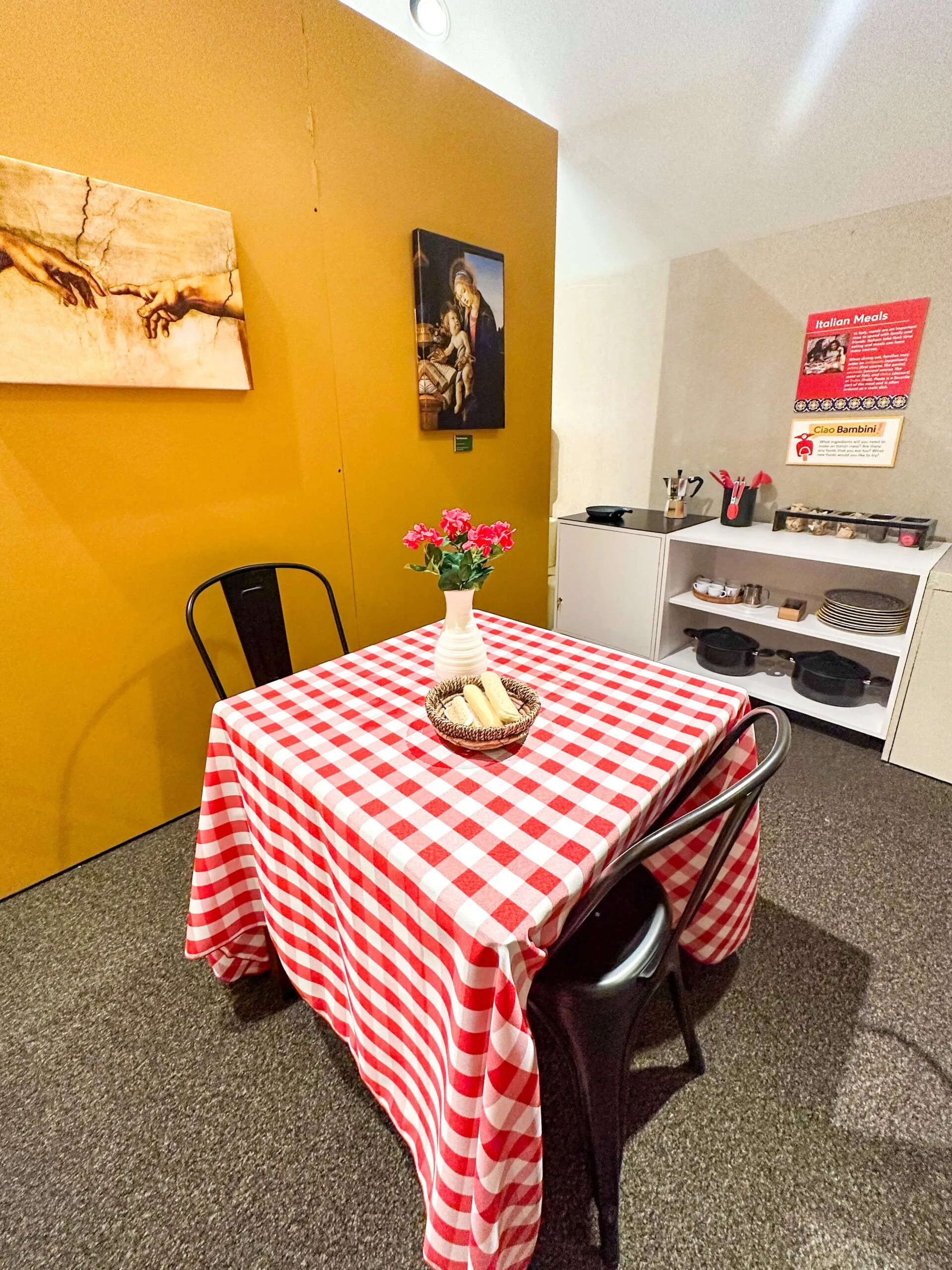 table and chairs
