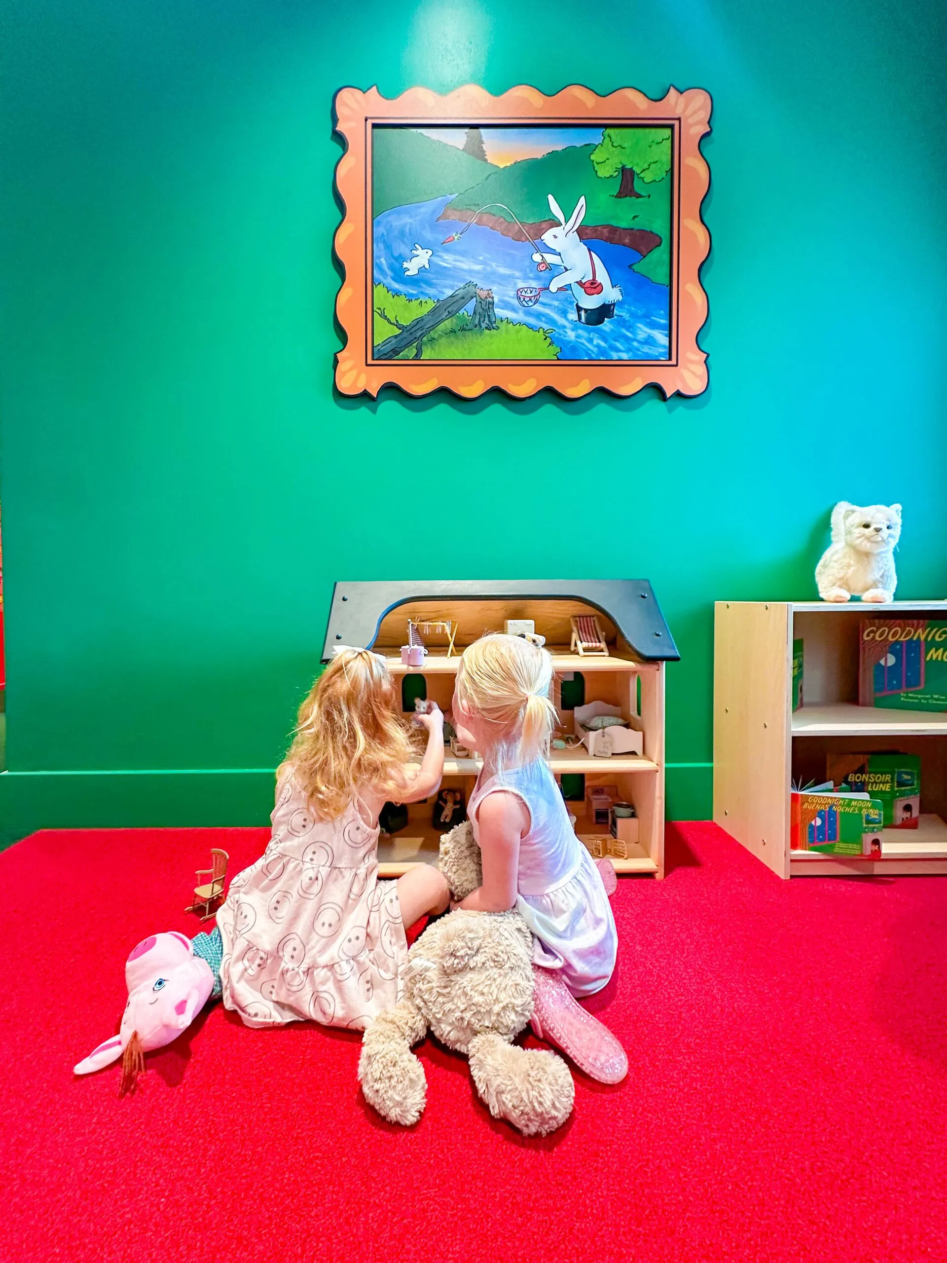 goodnight moon, book, dollhouse, magic house, exhibit