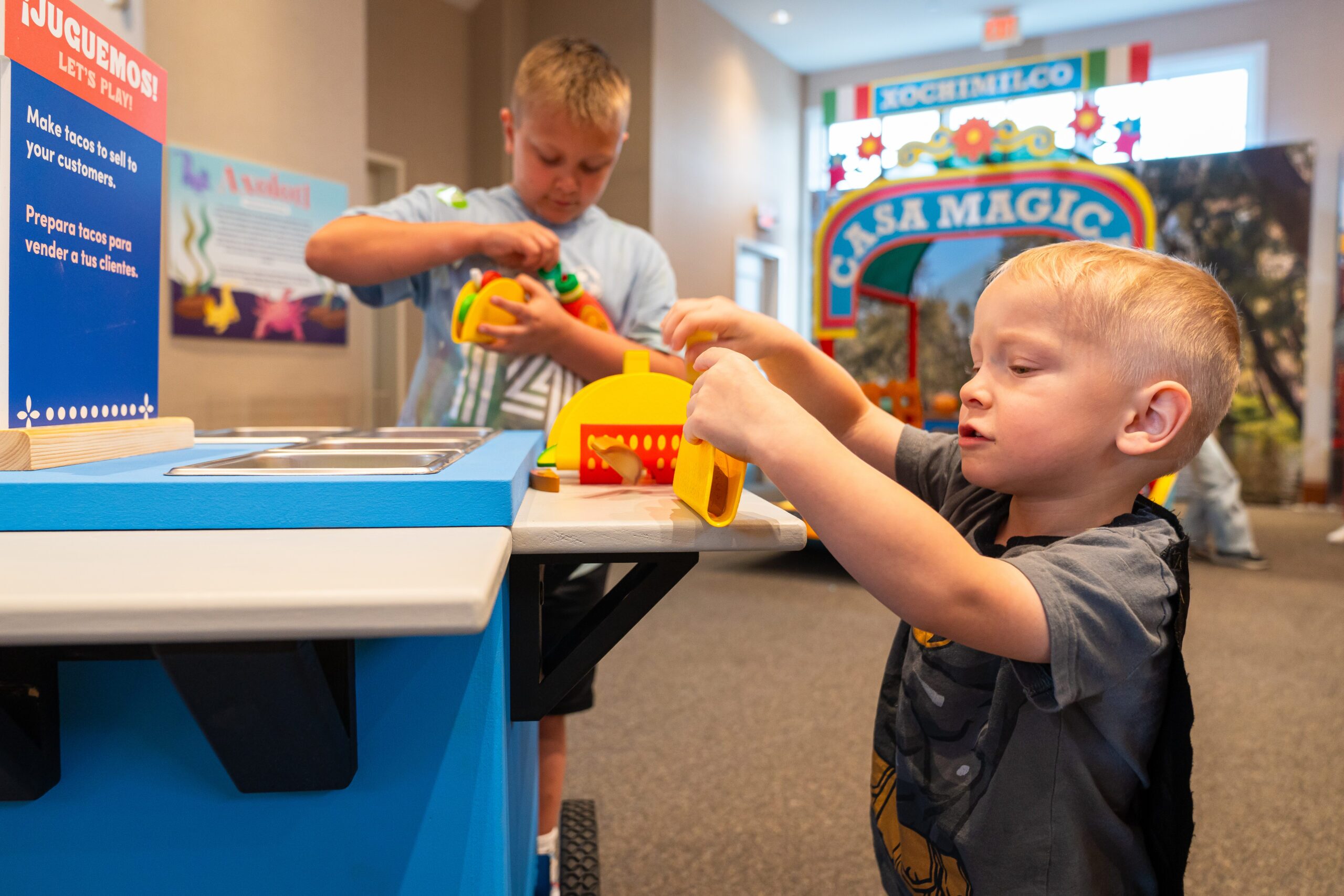 mexico, taco cart, boys