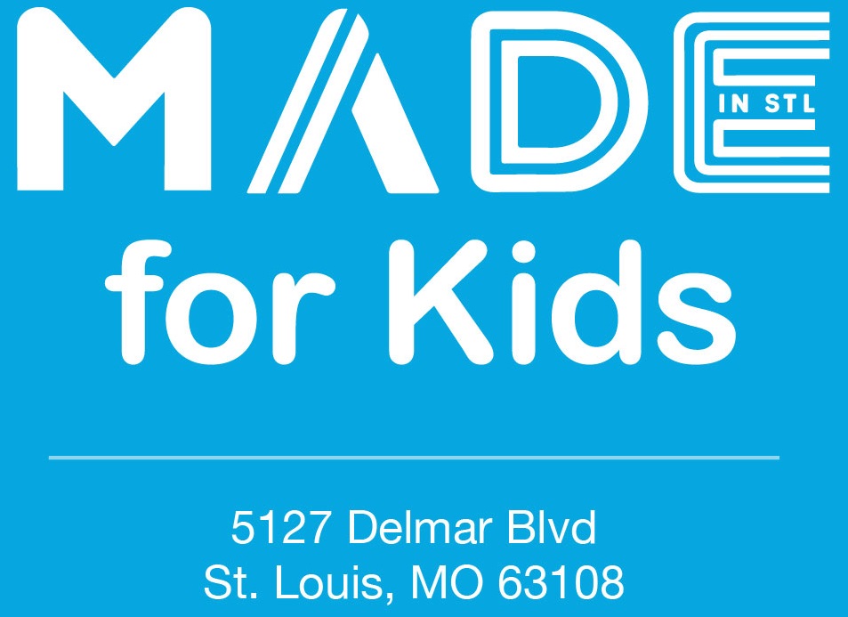 MADE for Kids logo with address