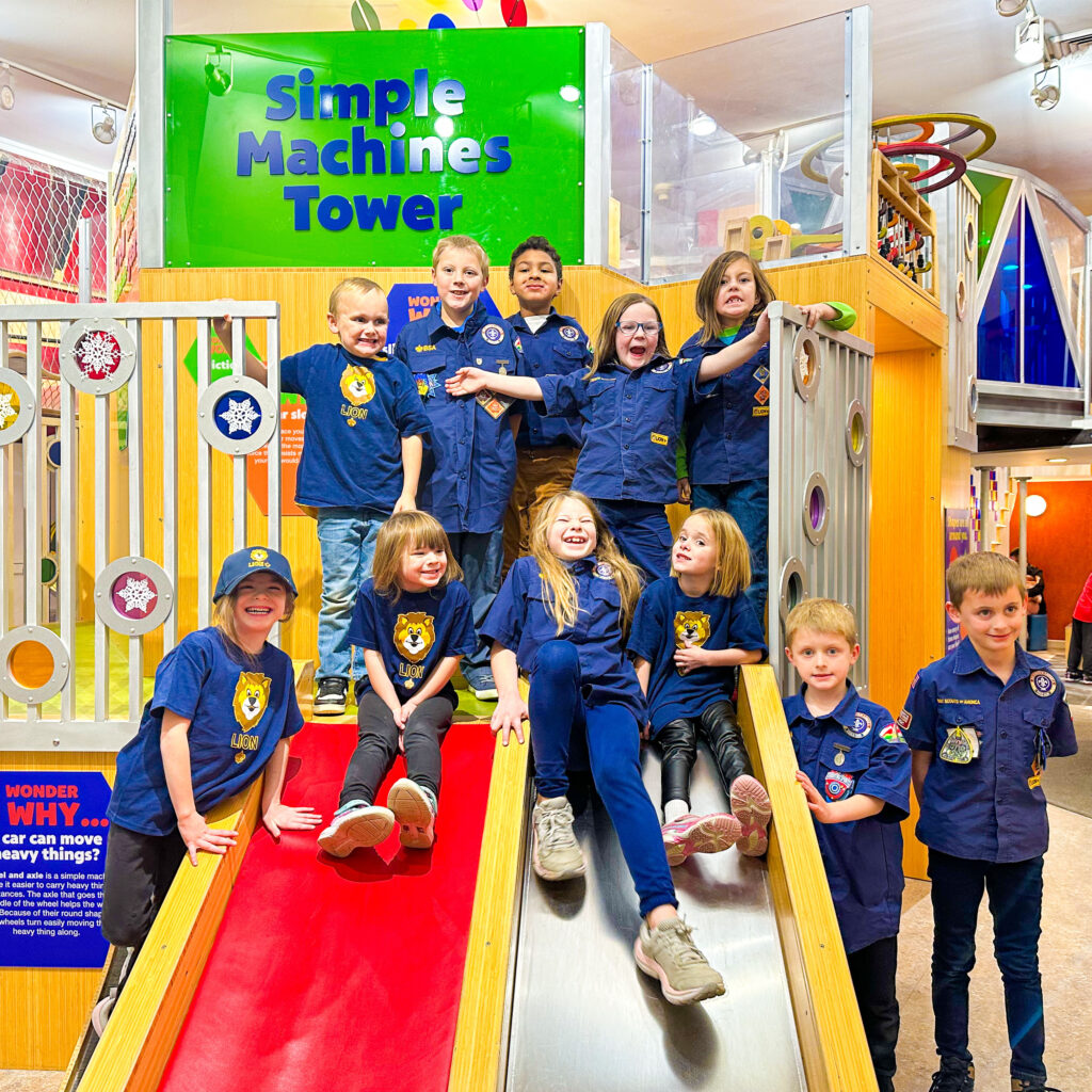 Cub Scouts in Wonder Works